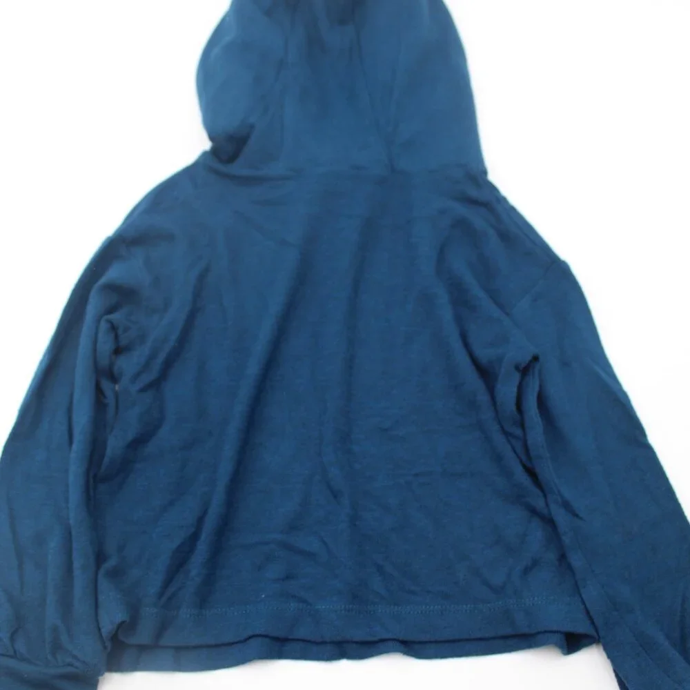 Nike Toddler Unisex Lightweight Knit Pullover Hoodie Sweater Size 3T Blue Swoosh